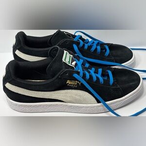 Puma Suede Classic Black/White Sneakers Shoes Women’s Size 9 - Men’s Size 7